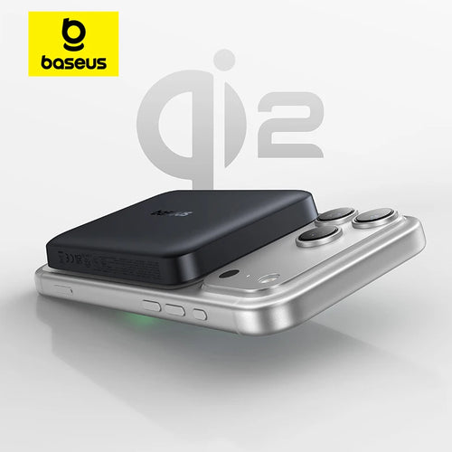 Baseus Batería magnética Qi2 10,000 mAh con carga inalámbrica