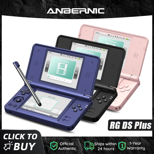 Anbernic RG DS Plus – Consola portátil retro de doble pantalla 4.3"
