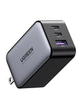 Cargador UGREEN Nexode 65W GaN con 3 puertos USB-C