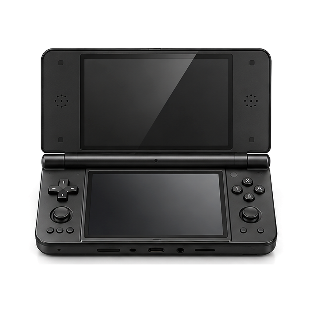 Anbernic RG DS Plus, vista frontal abierta