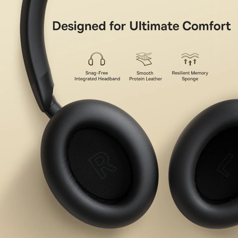 Baseus Bowie MH1 audífonos over-ear con cancelación de ruido y 80 h