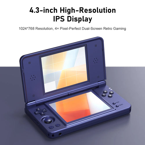 Anbernic RG DS Plus – Consola portátil retro de doble pantalla 4.3"