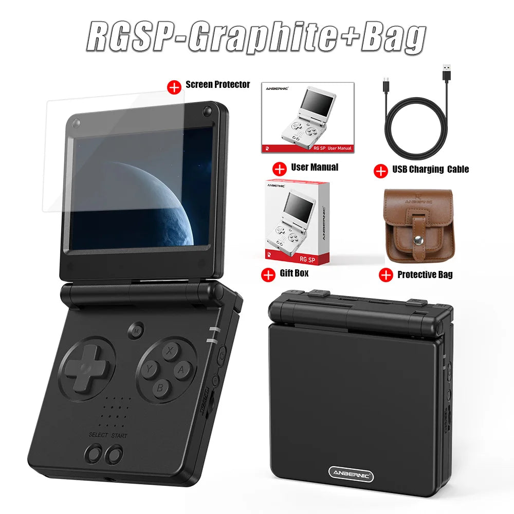 Anbernic RG SP – Consola portátil retro plegable de 3.4"