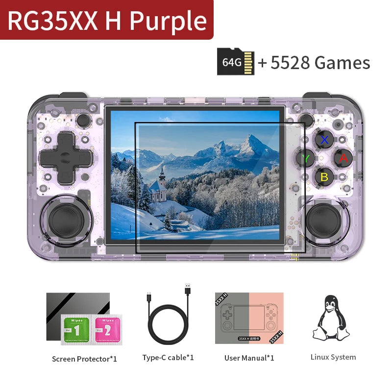 Anbernic RG35XX H consola portátil retro con 5,500+ juegos