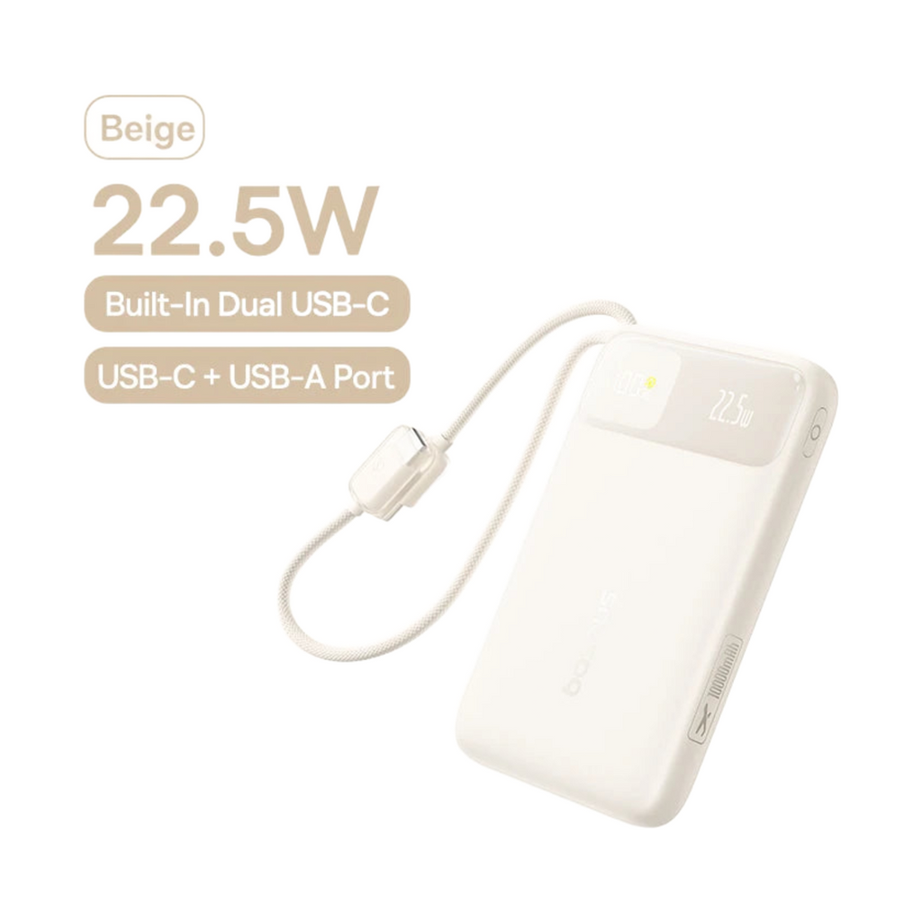 Baseus batería 10,000 mAh beige