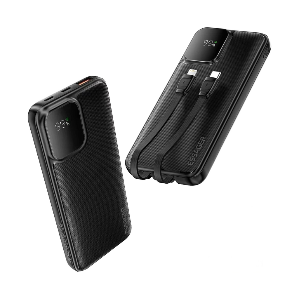 Essager batería 20,000 mAh negra