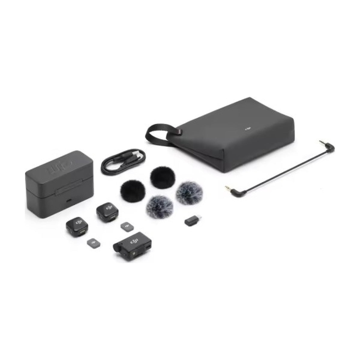 DJI Mic Mini kit completo con estuche, receptor y transmisores