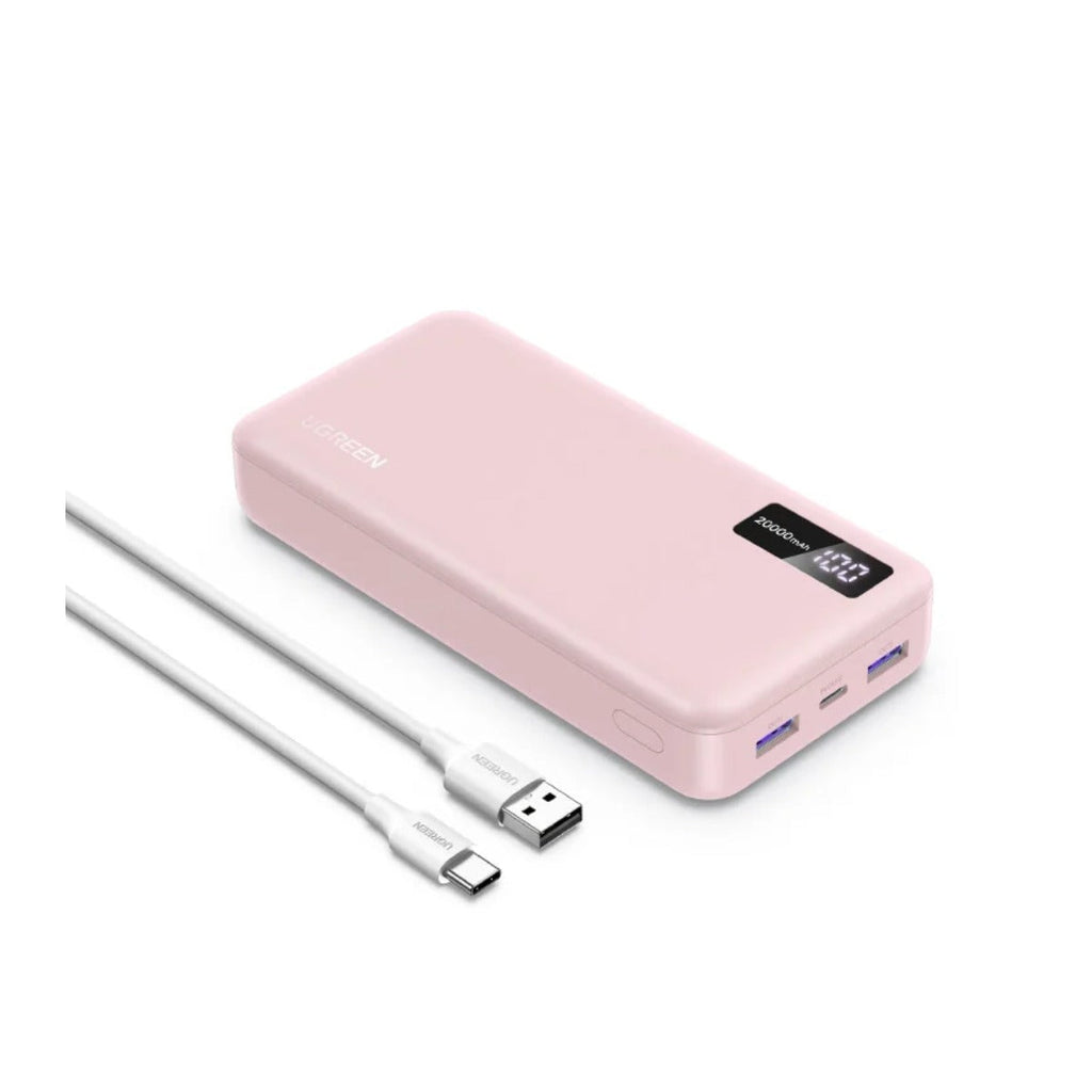 Batería portátil Ugreen 20,000 mAh rosa
